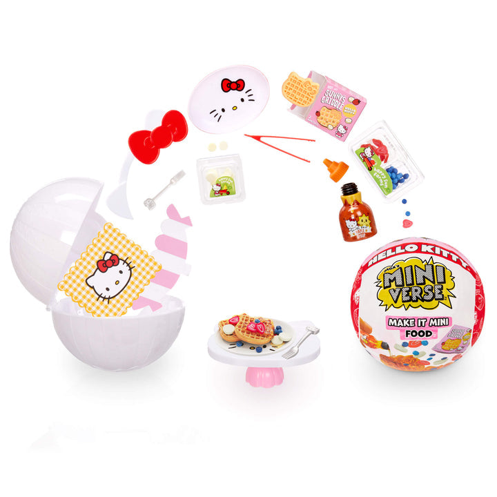 Hello Kitty Gourmet de Kitty ミニフードサンプル MGA's Miniverse Make It Mini Food Hello Kitty® Mini Collectibles