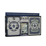 MasterPieces : NHL 2 PACK PLAYING  CARDS & 6 PIECE DICE SET - TORONTO MAPLE LEAFS