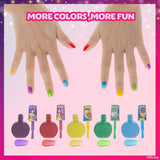 Townley Girl : Disney Princess Non-Toxic, Water-Based, Peel-Off Nail Polish Set