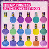 Townley Girl : Disney Princess Non-Toxic, Water-Based, Peel-Off Nail Polish Set