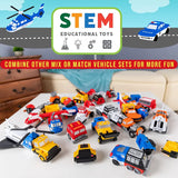 Popular Playthings : Magnetic Mix or Match Vehicles - Police