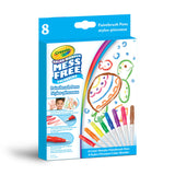 Crayola Color Wonder Mess-Free Paintbrush Pens, 8 Count