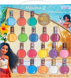 Townley Girl : Moana 2 Non-Toxic, Water-Based, Peel-Off Nail Polish Set