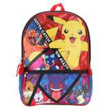 Pokémon - Pokeball / Characters 5 Piece Kids 16" Backpack Set with Bonus FREE Pokémon TCG Fun Pack