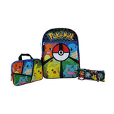 Pokémon Generation 1 - Panels Kids 16" Backpack 5 Piece Set