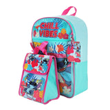 Disney's Lilo & Stitch - Chill Vibes Beach Fun : Kids 16" Backpack 5 Piece Set