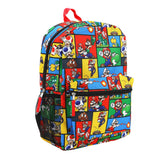 Super Mario Bros. Character Action Shots Kids 16" Backpack
