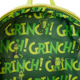 Loungefly Premium : Dr. Seuss' How The Grinch Stole Christmas! Plush Cosplay Light Up Mini Backpack