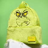 Loungefly Premium : Dr. Seuss' How The Grinch Stole Christmas! Plush Cosplay Light Up Mini Backpack