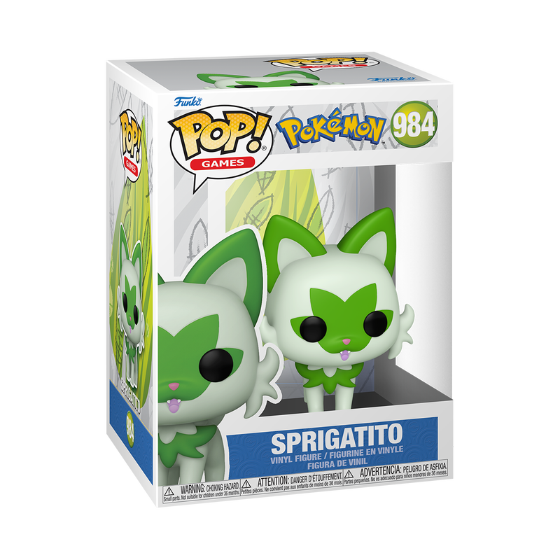 funko pop ポケモン　Pokémon Funko Pop! Pokémon - Sprigatito – Colossal Toys Inc.