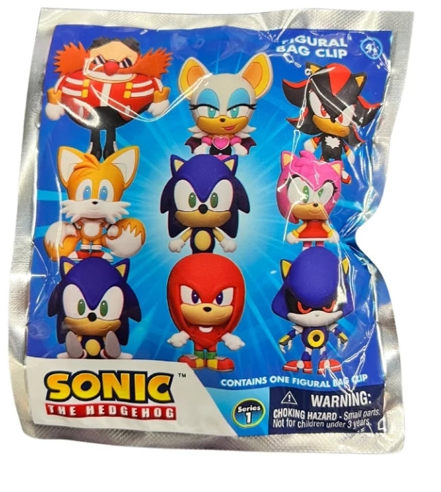 SONIC THE HEDGEHOG 3D FOAM BAG CLIP BLIND BAG Series 1 – Colossal