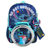 Disney's Lilo & Stitch - Space Themed 16" Kids Backpack 5 Piece Set