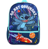 Disney's Lilo & Stitch - Space Themed 16" Kids Backpack 5 Piece Set