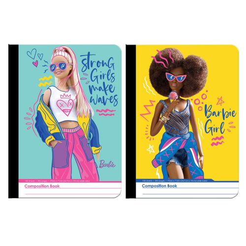 Barbie Theme : Composition Book (Assorted Styles)