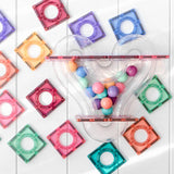 Connetix Magnetic Tiles : Pastel Ball Run Pack 106 pc