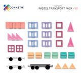 (PRE-ORDER) Connetix : Pastel Transport Pack 50 pc