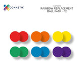 (PRE-ORDER) Connetix : Rainbow Ball Pack 12 pc