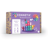 (PRE-ORDER) Connetix Magnetic Tiles : Pastel Starter Pack 64 pc