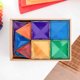 (PRE-ORDER) Connetix Magnetic Tiles : Rainbow Starter Pack 60 pc
