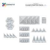 (PRE-ORDER) Connetix : Clear Starter Pack 34 pc