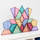(PRE-ORDER) Connetix Magnetic Tiles : Pastel Shape Expansion Pack 48 pc
