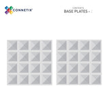 (PRE-ORDER) Connetix : Clear Base Plate Pack 2 pc