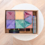(PRE-ORDER) Connetix Magnetic Tiles : Pastel Starter Pack 64 pc