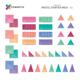 (PRE-ORDER) Connetix Magnetic Tiles : Pastel Starter Pack 64 pc