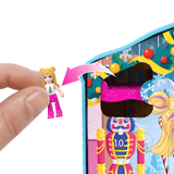 Mattel : Polly Pocket 2024 Dolls And Playset Advent Calendar, Gingerbread House With Dollhouse Furniture, Toy Car, And Holiday Accessories