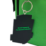 Minecraft : Creeper - Youth 3 Piece 11" Backpack With TNT Coin Purse and Creeper Keychain