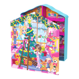 Mattel : Polly Pocket 2024 Dolls And Playset Advent Calendar, Gingerbread House With Dollhouse Furniture, Toy Car, And Holiday Accessories