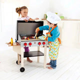 Hape : Wooden Gourmet Grill With Food & Accessories