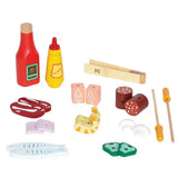 Hape : Wooden Gourmet Grill With Food & Accessories