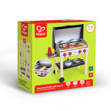 Hape : Wooden Gourmet Grill With Food & Accessories