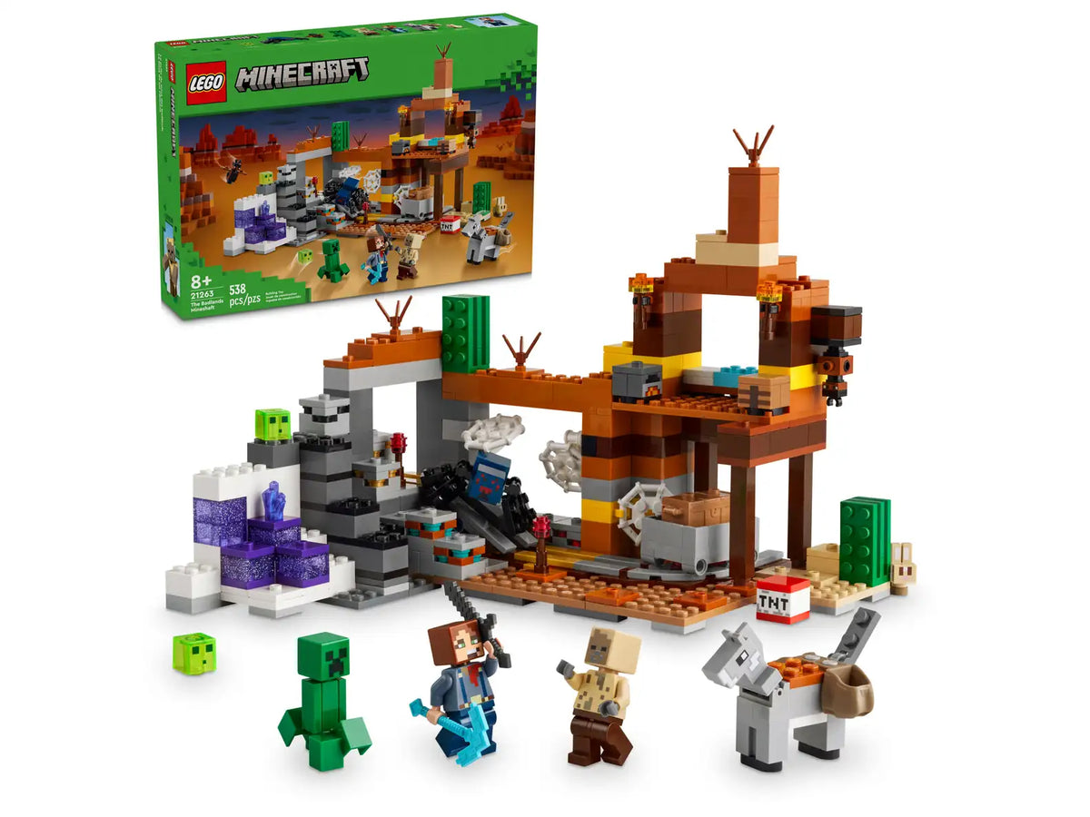 Lego : Minecraft - The Badlands Mineshaft – Colossal Toys Inc.