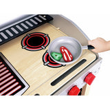 Hape : Wooden Gourmet Grill With Food & Accessories