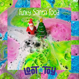 (PRE-ORDER) Limited Edition  Funky Santa Food - Christmas Themed Fizzy Foaming, Scented Bath Salts