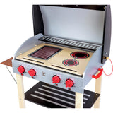 Hape : Wooden Gourmet Grill With Food & Accessories