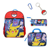 Pokémon 16" Backpack - 5 Piece Set