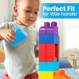 Fisher-Price Mega Bloks Big Building Bag With Storage (80 Pieces) For Toddler - Classic