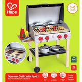 Hape : Wooden Gourmet Grill With Food & Accessories