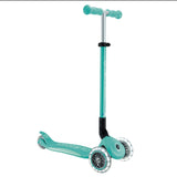 Globber : Primo Foldable Scooter Plus - With Lights - Dark Mint / Mint