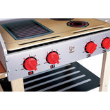 Hape : Wooden Gourmet Grill With Food & Accessories