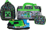 Minecraft - Kids Sleepover 5 Pc Duffle Bag Set