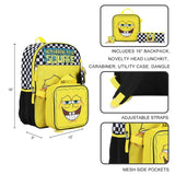 Spongebob Squarepants 5-Piece Backpack & Lunchbox Set