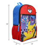 Pokémon 16" Backpack - 5 Piece Set