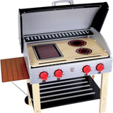 Hape : Wooden Gourmet Grill With Food & Accessories