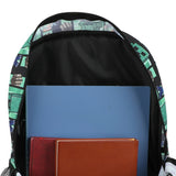 Minecraft : Creeper, Steve, & Alex Pattern - Kids 16" Backpack
