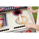 Hape : Wooden Gourmet Grill With Food & Accessories