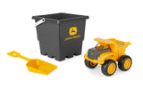 John Deere Sandbox Toy Set with Dump Truck, Bucket and Shovel